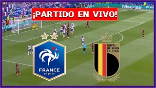 🔴 FRANCIA vs BELGICA  PARTIDO EN VIVO ⚽ JUEGA MBAPPE  UEFA NATIONS LEAGUE  LA SECTA DEPORTIVA [upl. by Boccaj92]