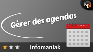 Ses premiers pas sur le calendrier Infomaniak [upl. by Denae]