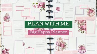 PLAN WITH ME  BIG HAPPY PLANNER  Oct 21272024 [upl. by Glasgo]