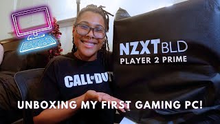 NZXT Player 2 Prime PC Unboxing 💻✨ MY FIRST GAMING PC [upl. by Burke]