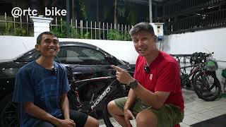 REVIEW MOSSO ROADBIKE 15 JUTAAN DAPAT SEPEDA 79 KG [upl. by Anirdna808]