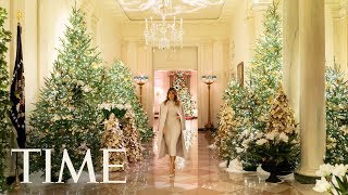 Melania Trump Just Introduced Her 2019 White House Christmas Decorations  TIME [upl. by Ynohtnanhoj]