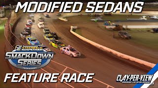 Modified Sedans  Smackdown Series  Toowoomba  27th Apr 2024  ClayPerView [upl. by Kaliski331]