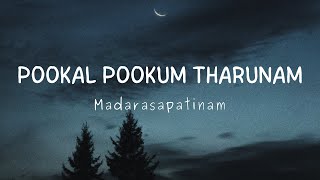 Pookal Pookum Tharunam  Madarasapatinam  Lyric Canvas  Lyrical video [upl. by Herbst]