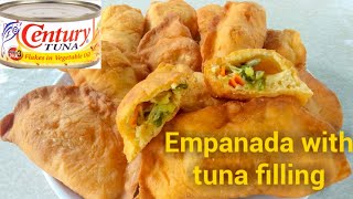 My own version of Empanada with tuna fillingquick and easy recipe Pinoy foods [upl. by Nolyaw]