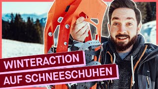 Outdoor auf Schneeschuhen unterwegs Was kann so eine Bergtour [upl. by Maidie]