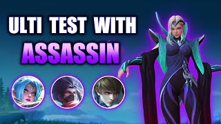 NEW VALENTINA ULTI TEST ON ASSASSINS  MOBILE LEGENDS [upl. by Nylde]