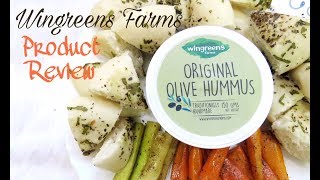 Wingreens Farms Hummus amp Gourmet Sauces  Product Review  My Plate Review [upl. by Haidabez]