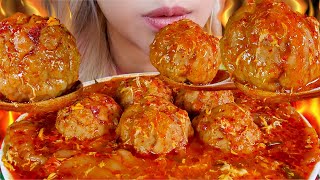 ASMR 🥵🥣SEBLAK BAKSO URAT MERCON PEDAS🔥 EXTREME SPICY MEATBALL SEBLAK [upl. by Loni]