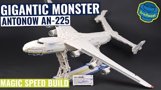 5350pcs  112 cm GIGANTIC Antonov An225 Mriya  JieStar 57014 [upl. by Opportuna]