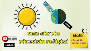 8sınıf GECE GÜNDÜZ SÜRESİ DEĞİŞİMİ püf noktalar LGS 2021 [upl. by Annodal]