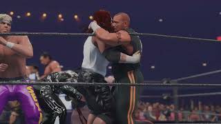 2001 Royal Rumble simulated in WWE2K22 [upl. by Anihsat]