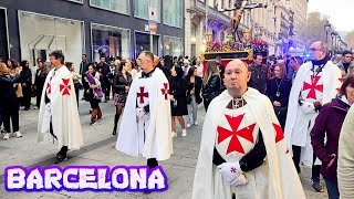 Procesión Domingo de Ramos  Cristo de la Buena Muerte Barcelona 2024 [upl. by Jelene]