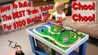 How to build a simple train  activity table for kids [upl. by Bax793]