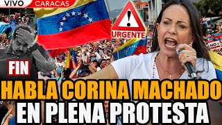 🔴HABLA MARIA CORINA MACHADO EN MARCHA EN VIVO 🔥FRAUDE DE MADURO🔥  FRAN FIJAP [upl. by Aiuoqes]