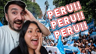 🇦🇷ARGENTINOS VITOREAN PERU🇵🇪PERU🇵🇪 REACCION A LA AYUDA DE MALVINAS ft Miliespinozaa [upl. by Gnagflow235]