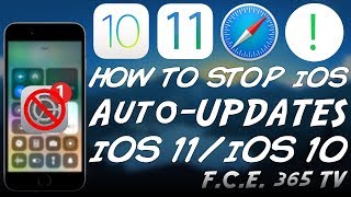 iOS 11x  iOS 10x How to Stop Your iPhone From Updating Automatically UPDATED METHOD [upl. by Clive783]