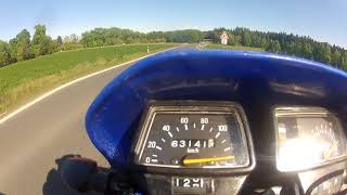 YAMAHA DT 125R  TOP SPEED [upl. by Daffy87]