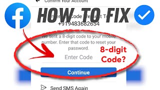 HOW TO FIX Facebook 8digit Code Not Received Problem Solved  How to Solve Facebook Login Code [upl. by Jerrome]