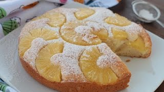 Torta ricotta e ananas senza uova [upl. by Irpac]