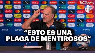 BIELSA EN LLAMAS 🔥 EL DT DE URUGUAY EXPLOTÓ EN CONTRA DE LA CONMEBOL Y DEFENDIÓ A SUS JUGADORES [upl. by Nattie]