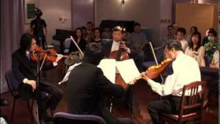 String Quartet No4 in C major K157W A Mozart3rd Movt [upl. by Adnawat91]