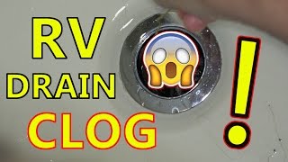 How to UNCLOG an RV Shower Drain [upl. by Dleifyar881]