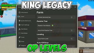 King Legacy Script 2024 Fast Level Farming Raids amp Haki Boost PASTEBIN [upl. by Analem147]