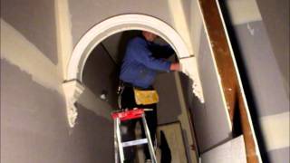 Plastering Making a Victorian Archway  Corbels amp Surrounds  Hawthorn Plaster Repairs [upl. by Nivart]