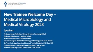 New Trainee Welcome Day 2023  Medical Microbiology and Medical Virology [upl. by Eerrehs]