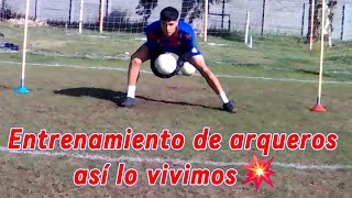 Entrenamiento de arqueros 1ra división liga del Sur 🧤 [upl. by Llevad]