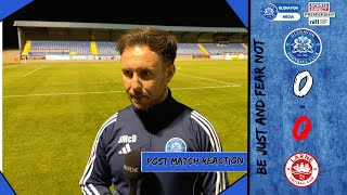 REACTION  Stephen McDonnell Post Match Interview  Glenavon 00 Larne  170924  SDP [upl. by Sheryl]