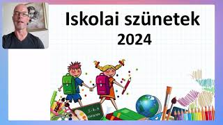 Iskolai szünetek 2023  2024  Őszi szünet 2023 Téli szünet 2023  2024 Tavaszi szünet 2024 ideje [upl. by Delia519]