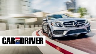 2015 Mercedes C400 4Matic Review in 60 Seconds  Car and Driver [upl. by Akimas111]