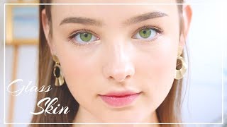 Glass Skin Makeup for Acne Troubled Skin ★유리 피부 메이크업  Sissel AB [upl. by Rahmann]