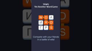 YAWG  yet another word game [upl. by Eshman428]