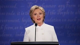 Clinton went after Senate to open debate night [upl. by Bonaparte]