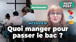 Une nutritionniste nous explique ce quil faut manger pendant le bac [upl. by Corinna]