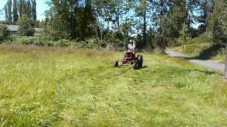 Farmall cub with Cub 22 sickle bar mower0001wmv [upl. by Akibma]