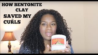 How To Bentonite Clay on Natural Hair Review PLUS Wash amp Go Results Part 1 39 [upl. by Dorene153]