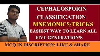 Cephalosporin Classification Mnemonics  Cephalosporin Pharmacology GPAT  NEET PG  Nursing EXAM [upl. by Nuzzi]