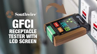 Southwire® GFCI Receptacle Tester with LCD Screen [upl. by Zolly]