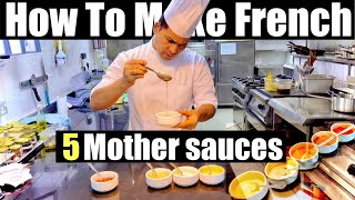 How to make 5 Mother sauce in French cuisine🤔 veloute sauce [upl. by Komarek]