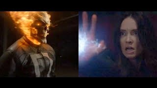 Ghost Rider vs Ivanov y AIDA  Robbie Reyes  AGENTES DE SHIELD 4X21 y 22 [upl. by Nasar]