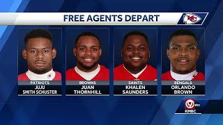 Kansas City Chiefs lose four players to free agency [upl. by Ahseiyt]