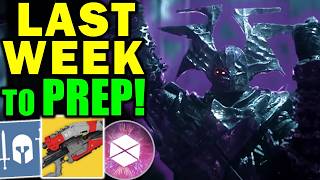 Destiny 2 Episode Revenant Prep Guide WATCH BEFORE OCT 8  Huge Tips [upl. by Gnurt]