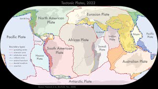 New models of geologic provinces and tectonic plates [upl. by Moguel]