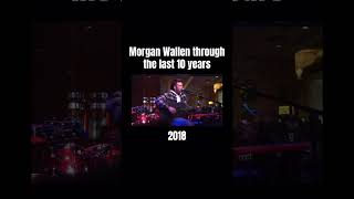 Morgan Wallen through the last 10 years 2018 morganwallen countrysinger fyp [upl. by Hollah]