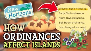 Animal Crossing New Horizons HOW ISLAND ORDINANCES WORK ACNH Direct Details 20 Update [upl. by Akiner804]