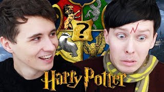 Which Hogwarts House are Dan and Phil  POTTERMORE [upl. by Ecar362]